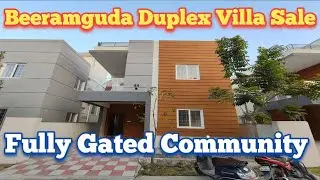 (YT -130) Beeramguda 3Bhk Luxury Villa Sale GHMC RERA APPROVED Gated Community West facing 
