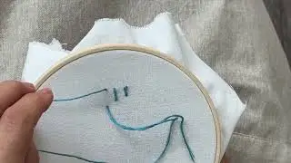 Bullion Knot  - Different methods of holding your needle while creating a bullion knot