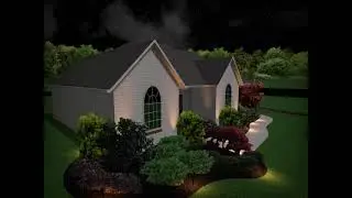 💡 Front Yard Landscape Lighting Tour | Nighttime 3D Design | Taylorsville, NC