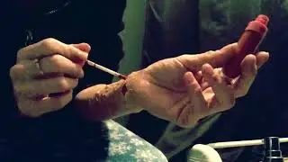 SFX Burn using Mehron 3D gel