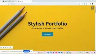 Stylish Portfolio Angular 17 + Bootstrap 5 Template