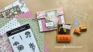 Stampin' Up! Wonderful World Pop Up Gate Fold Card + Scary Cute Halloween Treat | FB Live Replay