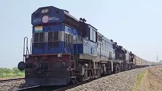 Tapovan Express at FULL SPEED | High Speed Twin WDG3A ALCO | Train Videos Indian Railways