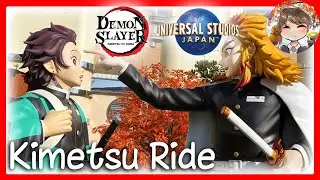 Demon Slayer Ride at Universal Studios Japan! 🚂🔥🎢🌎 [Kiwi In Japan 151]