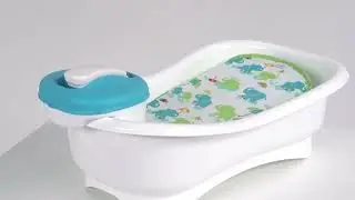 Summer Infant Newborn-To-Toddler Baby Bath Tub-With Shower Centre-0 to 12M-Neutral