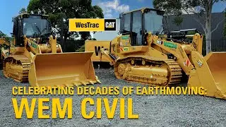 Celebrating decades of delivering Cat&reg; machinery for WEM Civil