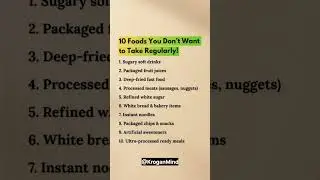 10 Foods Destroying Your Health (Must Watch!) ⚠️ #Shorts #HealthyEating #Nutrition #LifeHacks