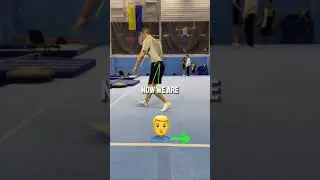 Back handspring tutorial + AI🧠+Captions🗣️ #freerun #tricking #parkour