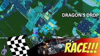 Dragon's Drop (7.01 version) - Fortnite Creative Mode - Multi-Vehicle Race Track