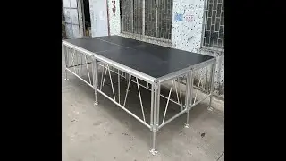 BRAVO STAGE Aluminum alloy stage installation video
