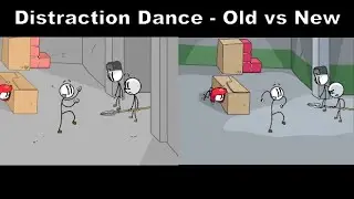 Original vs Remake - Henry Stickmin Distraction Dance (Henry Stickmin Collection)