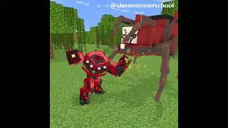 Red Robot vs Choo Choo Charles - Minecraft Animation