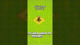 Air Defense VS Lightning Spell Clash of Clans #shorts #clashofclans