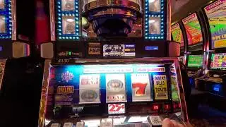 Playing Silver Strike Slot Machine at the 4 Queens Las Vegas