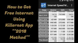 How to Get Free Internet Using Killernet App **2018 Method**