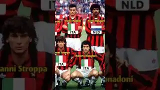 Classic AC Milan Squad (1990) #shorts #shortvideo