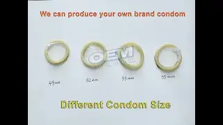 produce different condoms size types flavors packages from best custom condom manufacturer ISO/CE