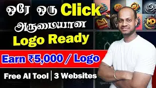 How I Made income By Create AI LOGO'S! | Logo Design Tutorial | Earn Money Online Tamil | ABVVIJAY