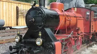 Ankunft bei den Dampfbahnern in Schackendorf