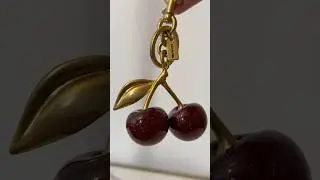 Coach cherry charm unboxing 🍒 Finally got mine ✨ #coach #coachcharm #coachcherrycharm #cherry