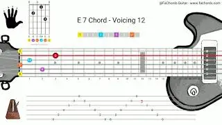 E7 Guitar Chord: 20 Way To Play The E Dominant Chord
