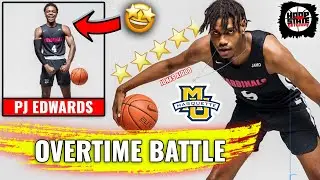 PJ Edwards OVERTIME BATTLE as #2 Liberty Heights faces off 🆚 Jamarii Thomas & #7 Burlington School 😤