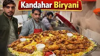 Afghan delicious Biryani cooking and expensive food with cheap burgers