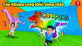 Giải cứu Khủng Long Siêu Hiếm khỏi sóng thần 1000m siêu nguy hiểm bqThanh Vip Ốc Lỏ