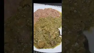 Delicioso CHICHARR&Oacute;N EN SALSA TATEMADA VERDE!!