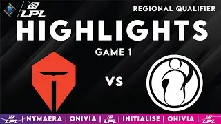 TES vs IG Highlights Game 1 | LPL Regional Qualifier 2025 | Top Esports vs Invictus Gaming by Onivia