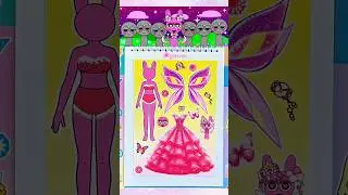 Sprunki Star and Heart Fairy Dress up Pinki Sticker Book 🩷
