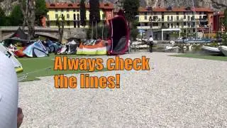 How to keep untangled your kite control bar - 1 min tutorial