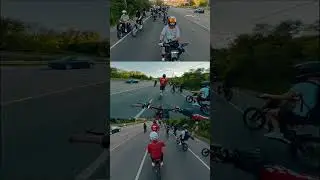 Toronto Mega Ride 📍🍁 #surron #insta360 #toronto #canada #redsurron #torontomegaride