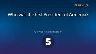 Who was the first President of Armenia?   Armenia Quiz