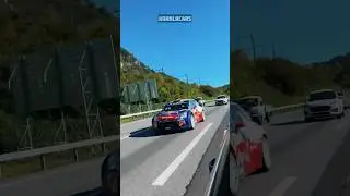 Citroen DS3 WRC on a public road in switzerland! 😎🏁🚥 #rallycar #wrc #supercars #drift