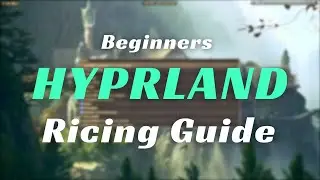 Hyprland Ricing - Строка состояния и анимированные обои