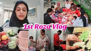 Ramadan 1st Roza // Sehri to Iftaar Routine vlog &hearts;️ 