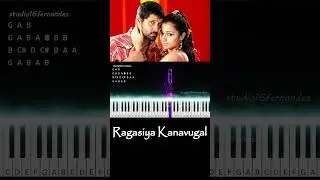 Ragasiya Kanavugal Keyboard Cover | Piano Notes | Bheema | Harris Jayaraj | Fernandez 5