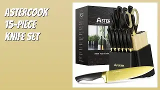 REVIEW (2026): Astercook 15-Piece Knife Set. Features