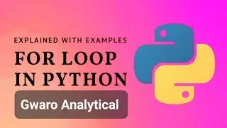 FOR LOOPS - Python Tutorial