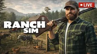 🔴 LIVE | Ranch Sim| Building My Dream Ranch EP1 | Farming &bull; Survival &bull; Open World #RanchSim #TeamBNR