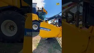 Запускаем новенький NEW HOLLAND CH 7.70 на уборку пшеницы #агромастер #cnh