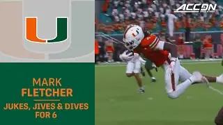 Miami RB Mark Fletcher Jr. Jukes, Jives & Dives For 6