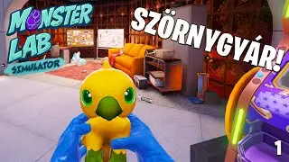 Monster Lab Simulator LIVE #1 - Nyitok egy sz&ouml;rnygy&aacute;rat! Meg&eacute;ri v&aacute;rni r&aacute;? 🤔 Bemutat&oacute; & V&eacute;lem&eacute;ny