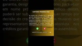 Agente de Garantia: O detalhe no qu&oacute;rum que pode te custar a vaga.