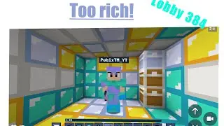 We becomes rich in #bloxdio | lobby 384 #bloxd  with @Thegiantcactus1234-w2b #rich 