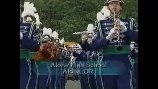 1992-93 Aloha High School Marching Band at Grand Floral Parade