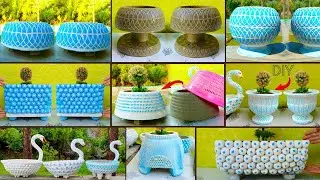 Amazing Cement Artworks at Home // Unique Invention and Easy to Make Cement Flower Pots at Home