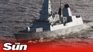 Russia boasts it fired warning shots and dropped BOMBS at Royal Navy warship