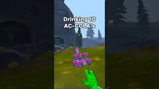 Выпиваю 10 бутылок AC-COLA - #animalcompany #animalcompanyvr #gorillatag #vr #vrgame #funny